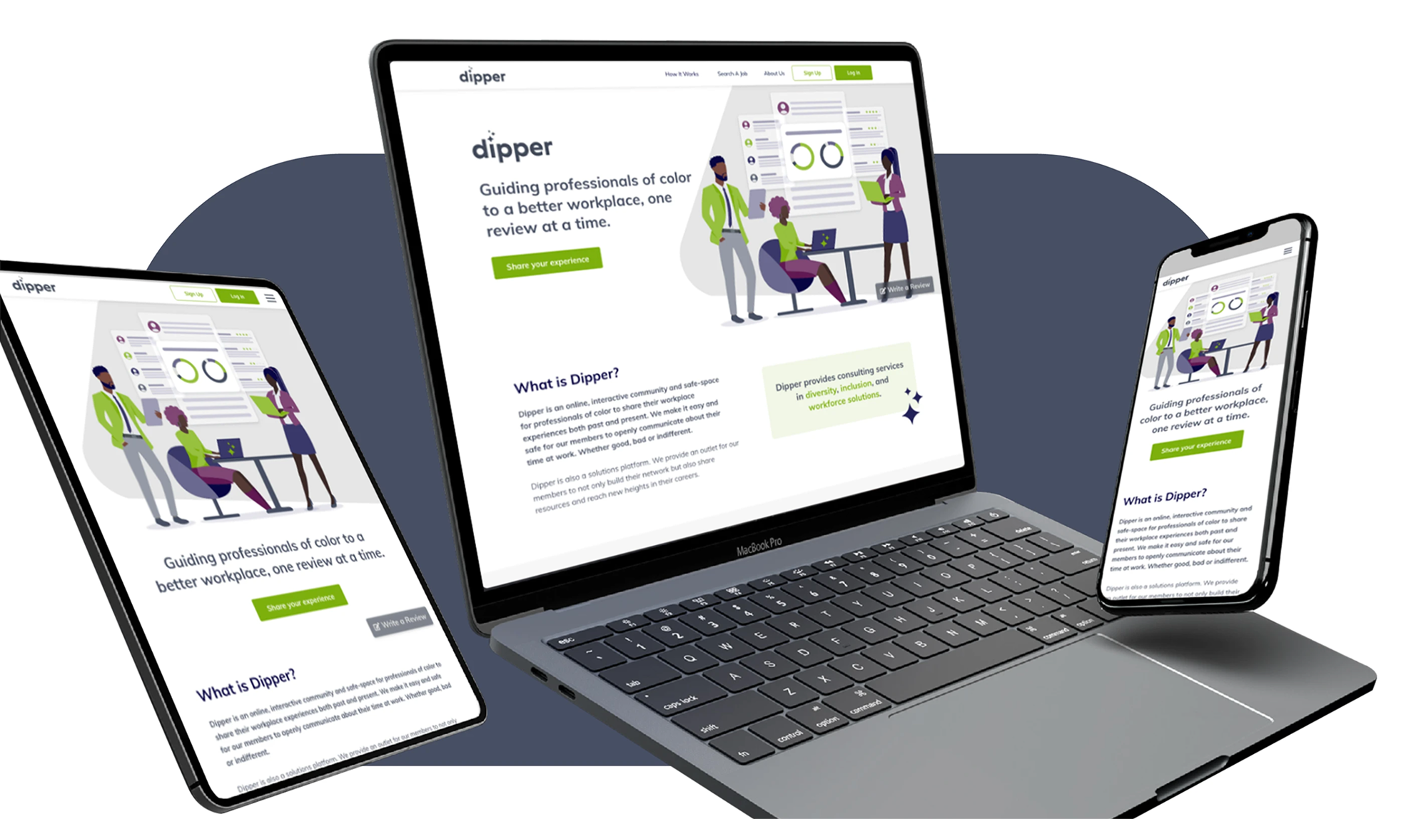 Our Dipper — Web App