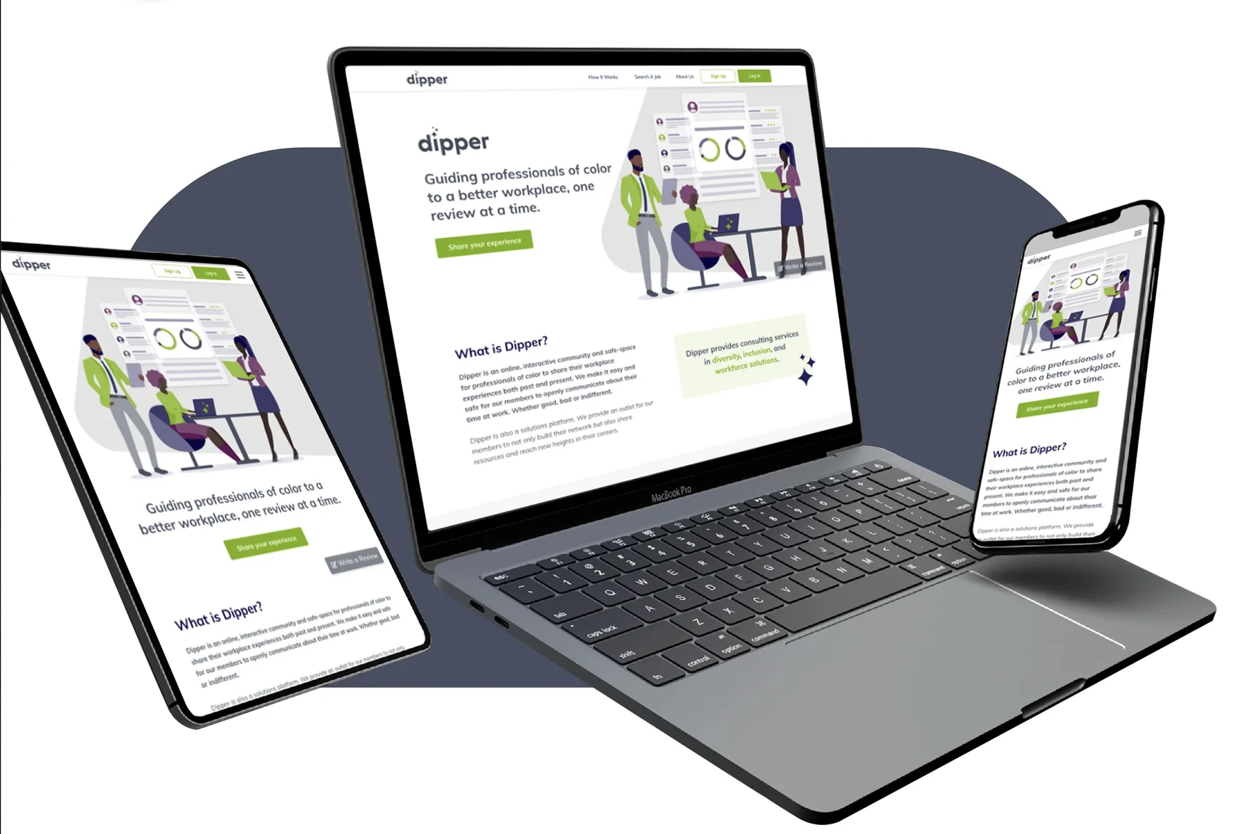 Our Dipper — Web App